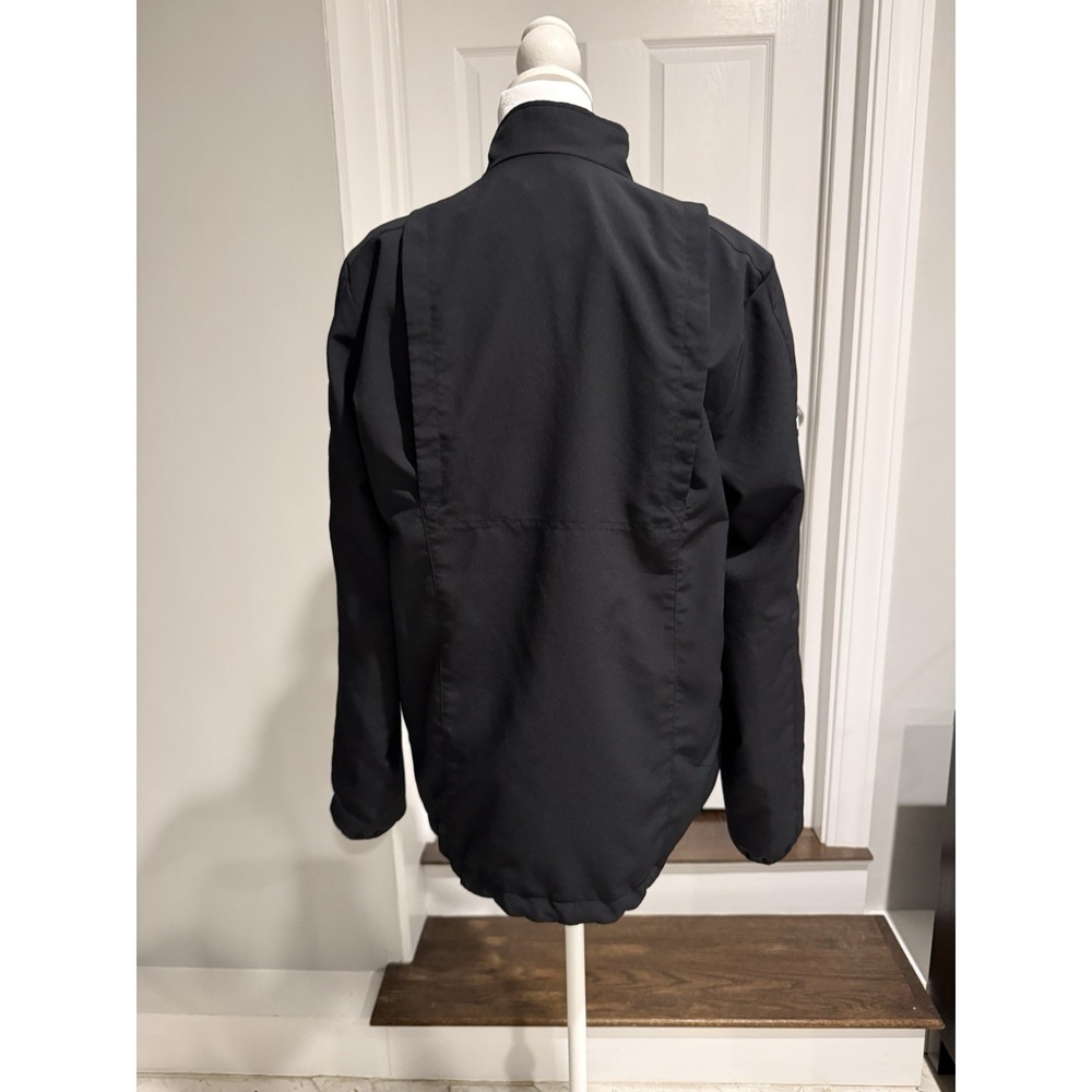 Adidas  Run Wind Ready Jacket Large Black Lightweight Hooded Youth Or S/m Adult - Picture 5 of 15